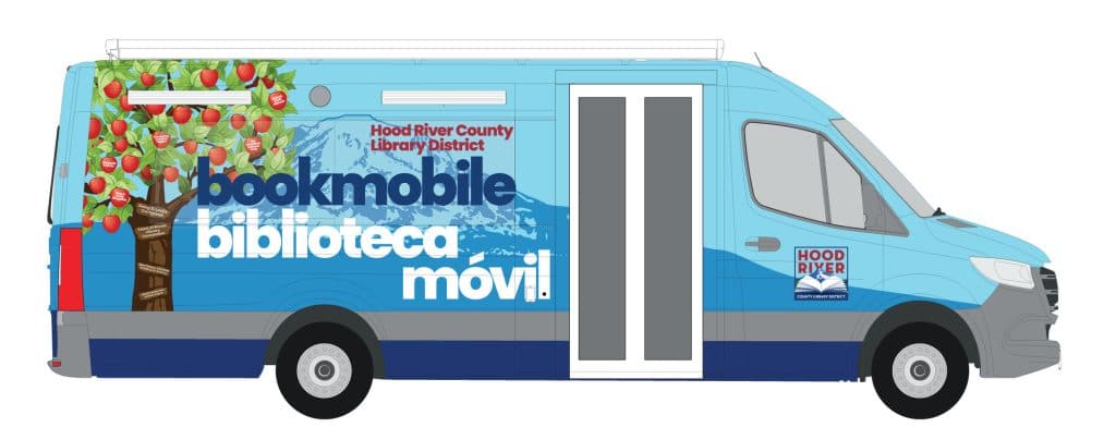Bookmobile side view