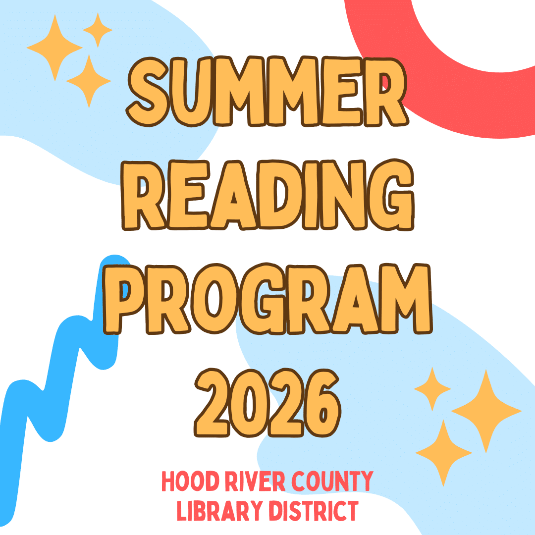 Colorful Shape on White background. Text: Summer Reading Program 2026