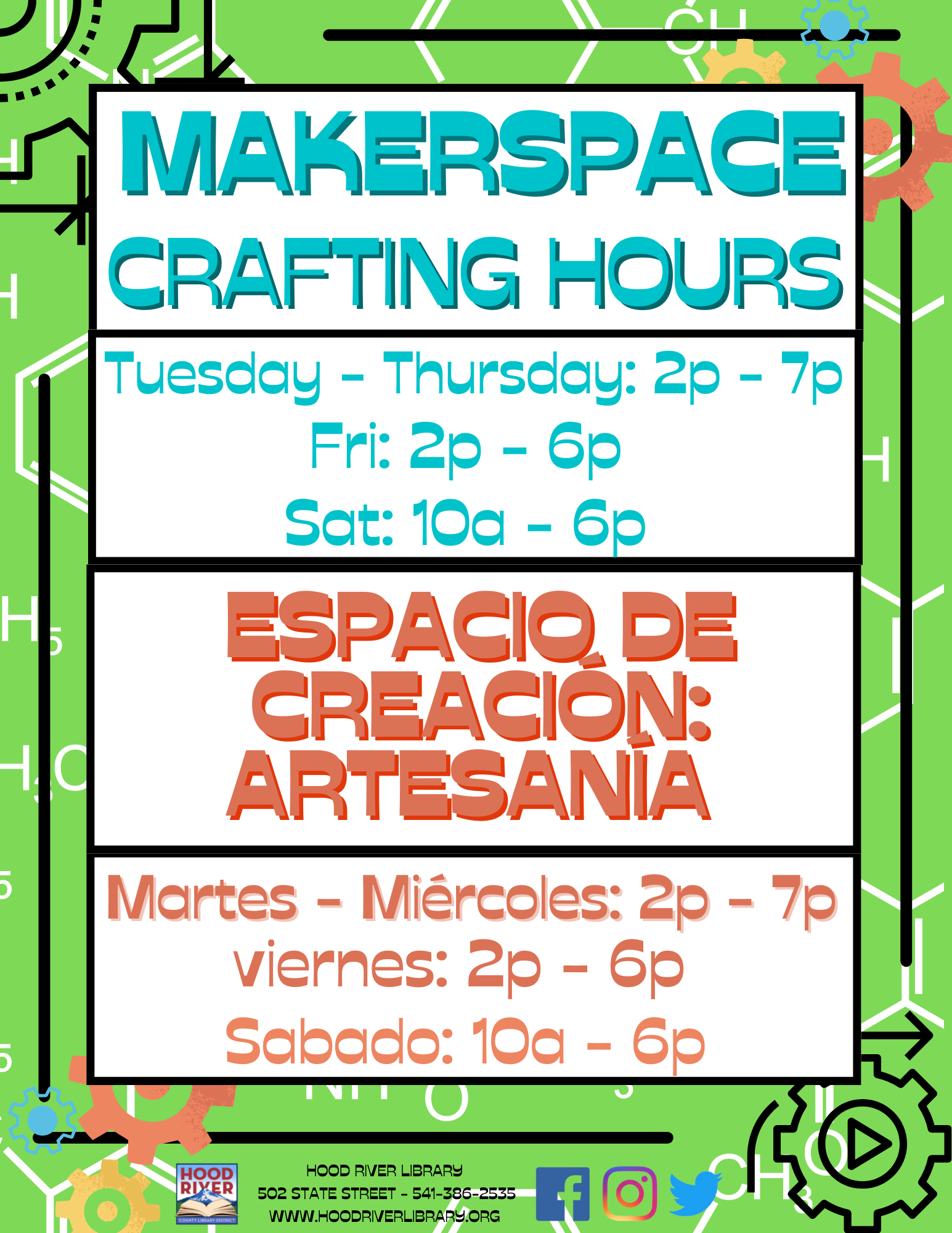 Makerspace Hours